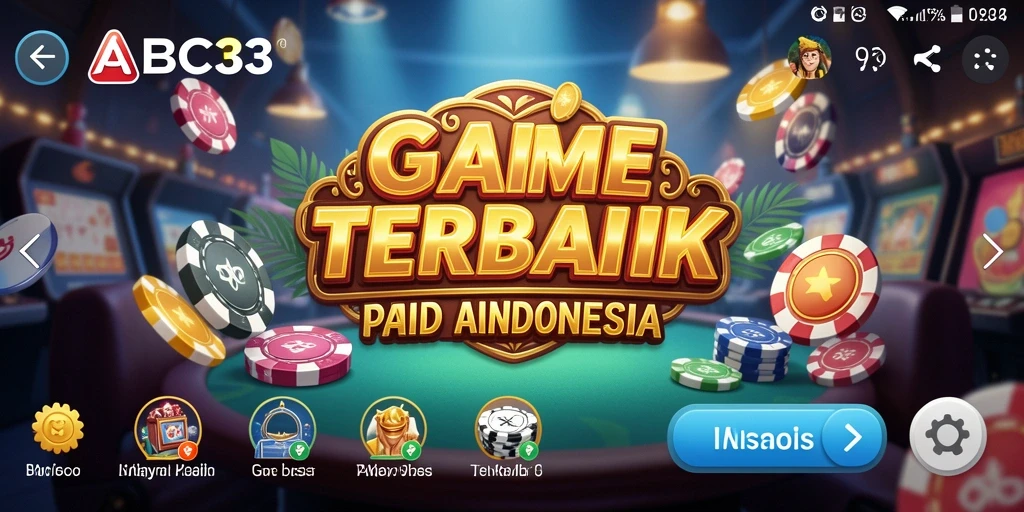 Tampilan antarmuka ABC33 saat bermain Kasino dengan grafis menarik.