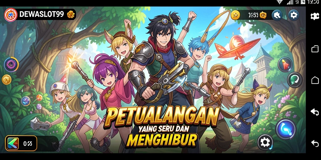 Tampilan gameplay yang seru dan penuh aksi dalam DEWASLOT99.