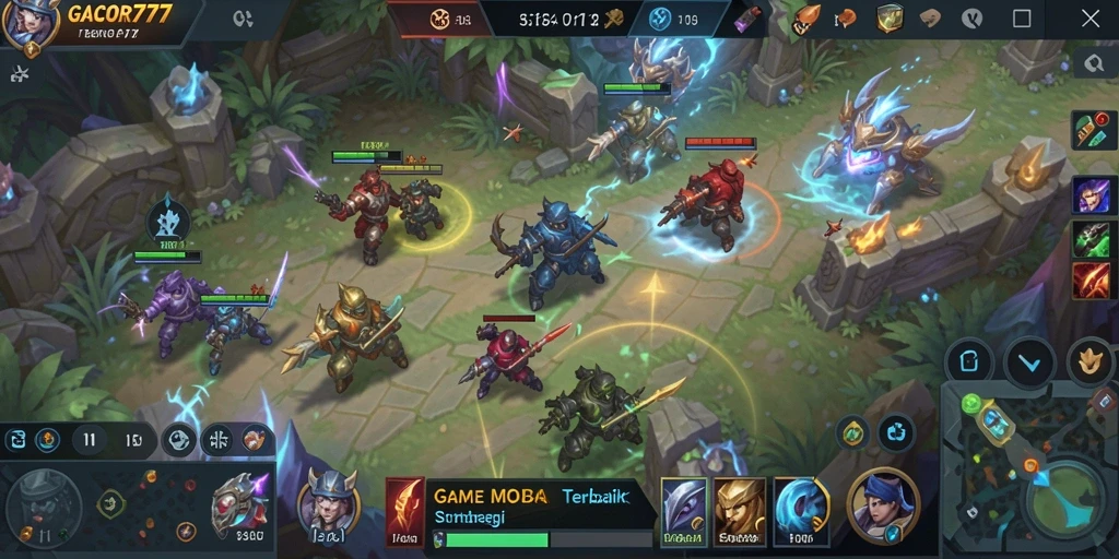 Tampilan gameplay GACOR777 yang seru dengan karakter beraksi.