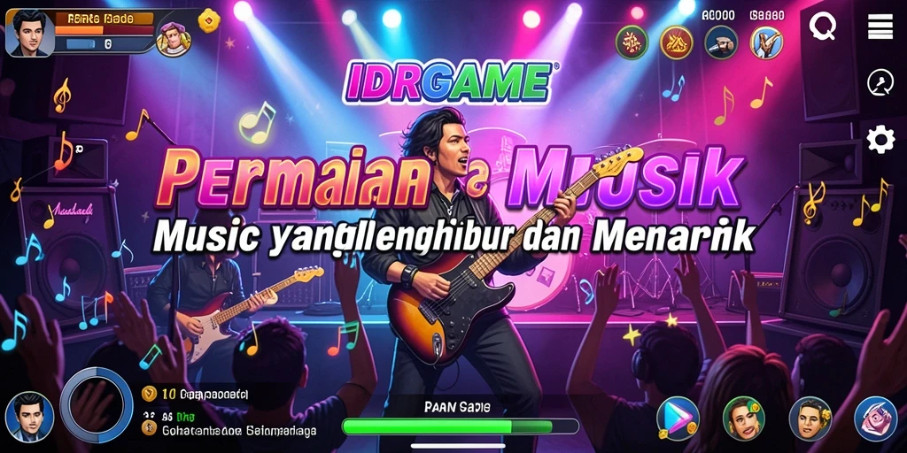 Tampilan gameplay IDRGAME yang seru dan dinamis.