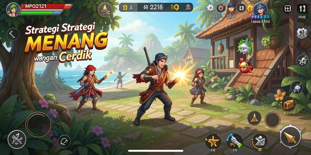 Tampilan gameplay MPO2121 yang seru dan strategis.