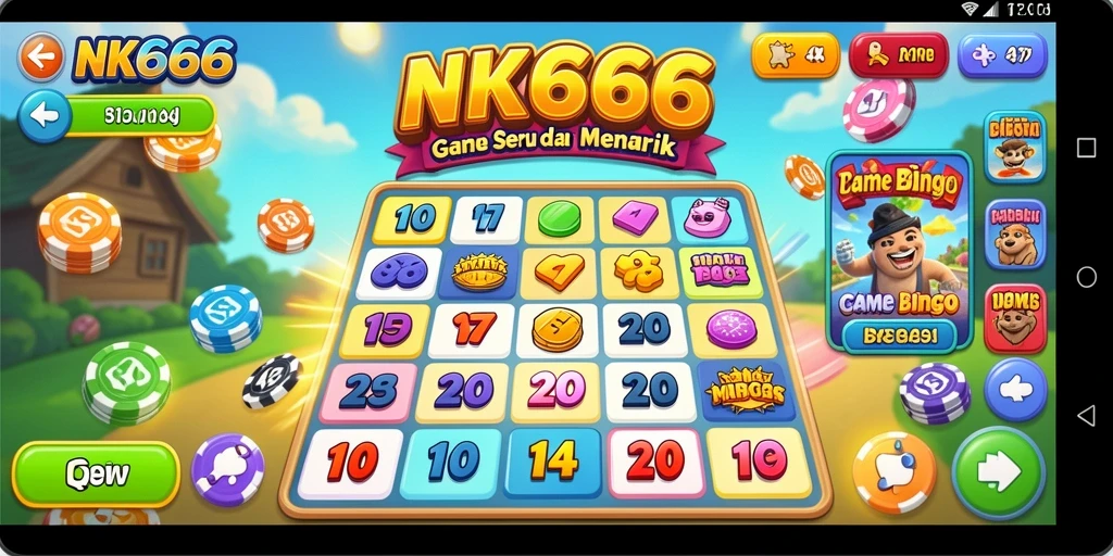 Gameplay NK666 menampilkan keseruan Bingo yang menghibur.