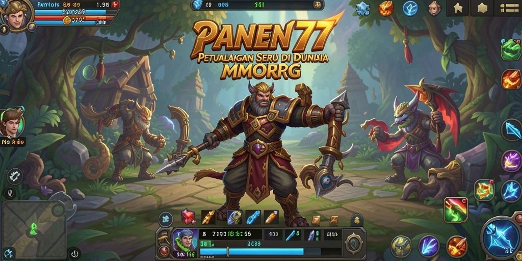 Gameplay seru PANEN77 di dunia MMORPG yang luas.
