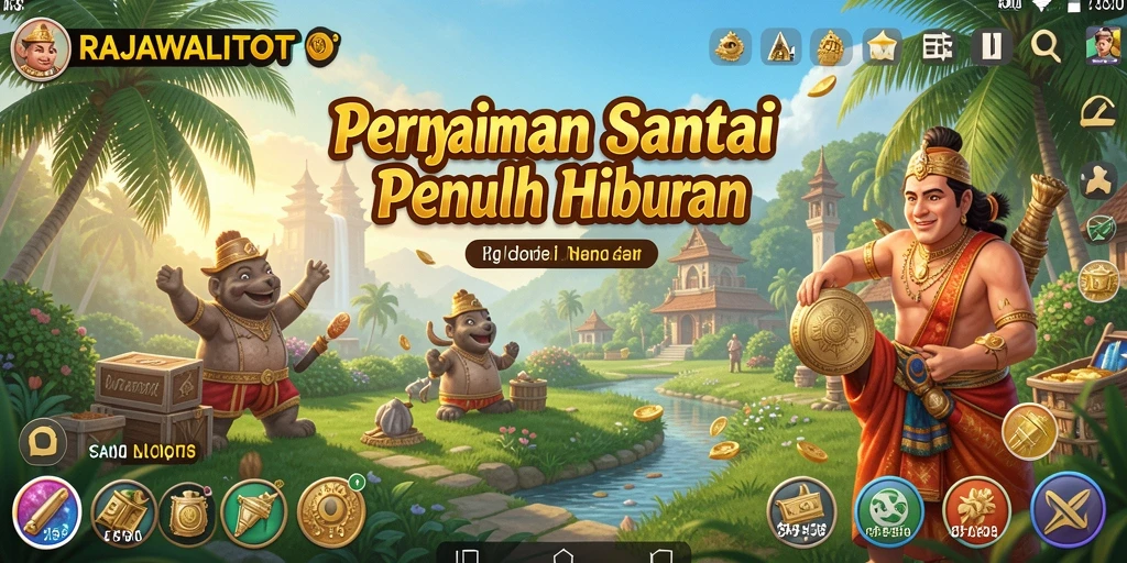 Screenshot utama dari gameplay santai RAJAWALITOTO.