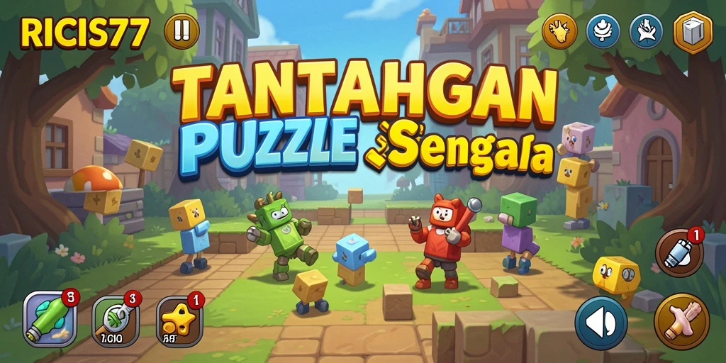 Tampilan gameplay RICIS77 yang menarik dan penuh warna.