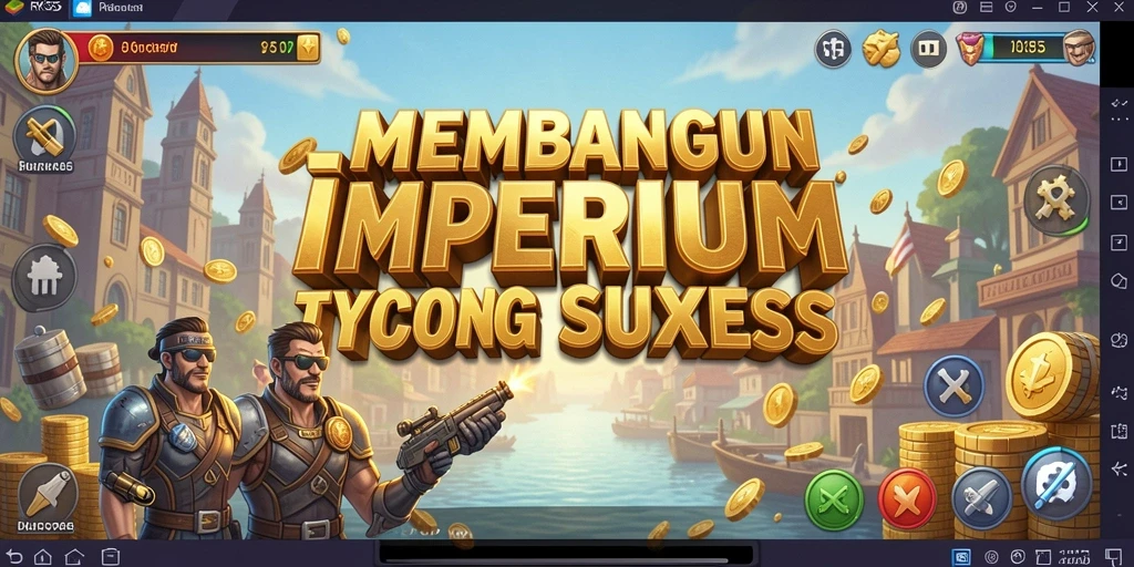 Tampilan screenshot RK55 yang menunjukkan gameplay Tycoon yang menarik.