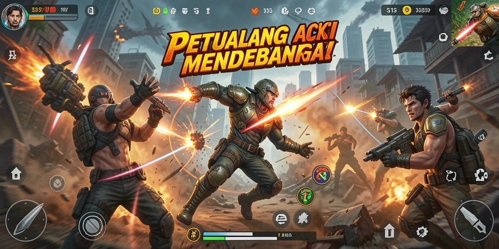 Tangkapan layar S13 menunjukkan aksi pertempuran yang mendebarkan.