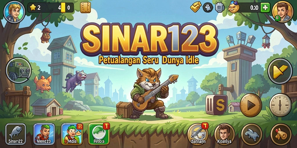 Tampilan menarik dari gameplay SINAR123 yang penuh dengan petualangan Idle.