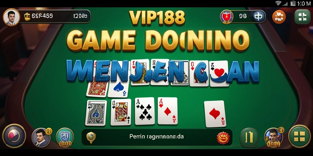 Screenshot gameplay Domino yang penuh aksi dan strategi.